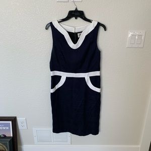 Milly of New York Blue and White Dress